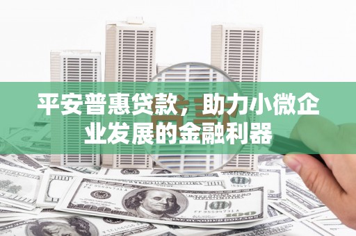 包头平安普惠贷款，助力小微企业发展的金融利器