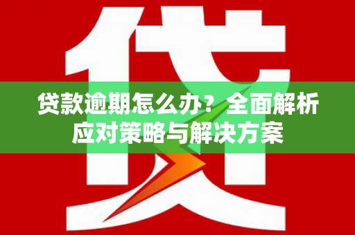 包头贷款逾期怎么办？全面解析应对策略与解决方案
