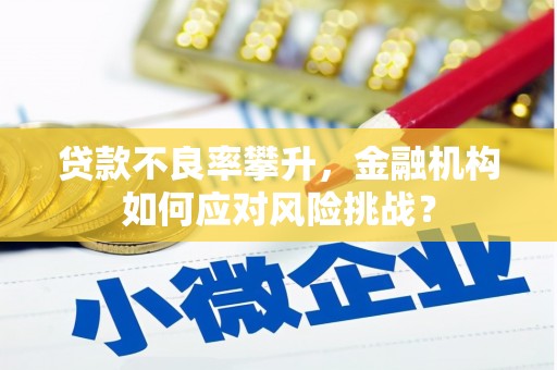 包头贷款不良率攀升，金融机构如何应对风险挑战？