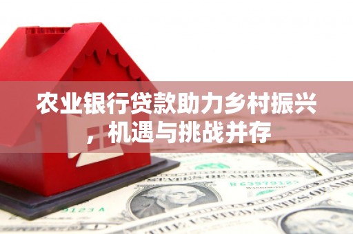 包头农业银行贷款助力乡村振兴，机遇与挑战并存