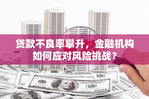 包头贷款不良率攀升，金融机构如何应对风险挑战？